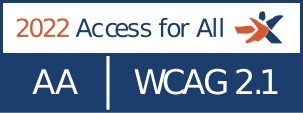 Icon für Zertifikat der Stiftung Zugang für alle für Barrierefreie Website Konformität WCAG 2.1 AA.